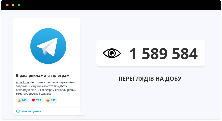 біржа реклами в telegram